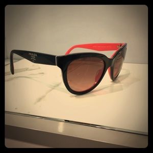 PRADA Two Toned Cat Eye Sunglasses